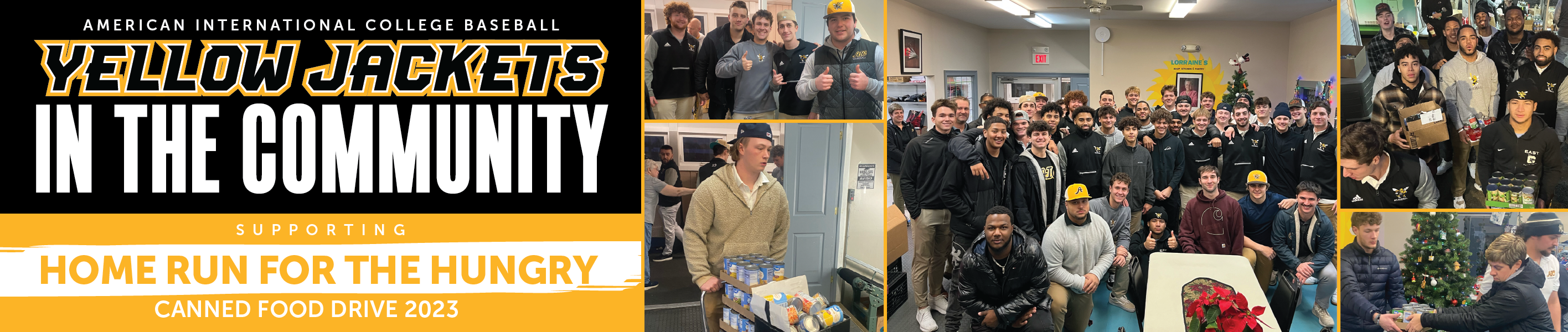 AIC Baseball's Home Run for the Hungry