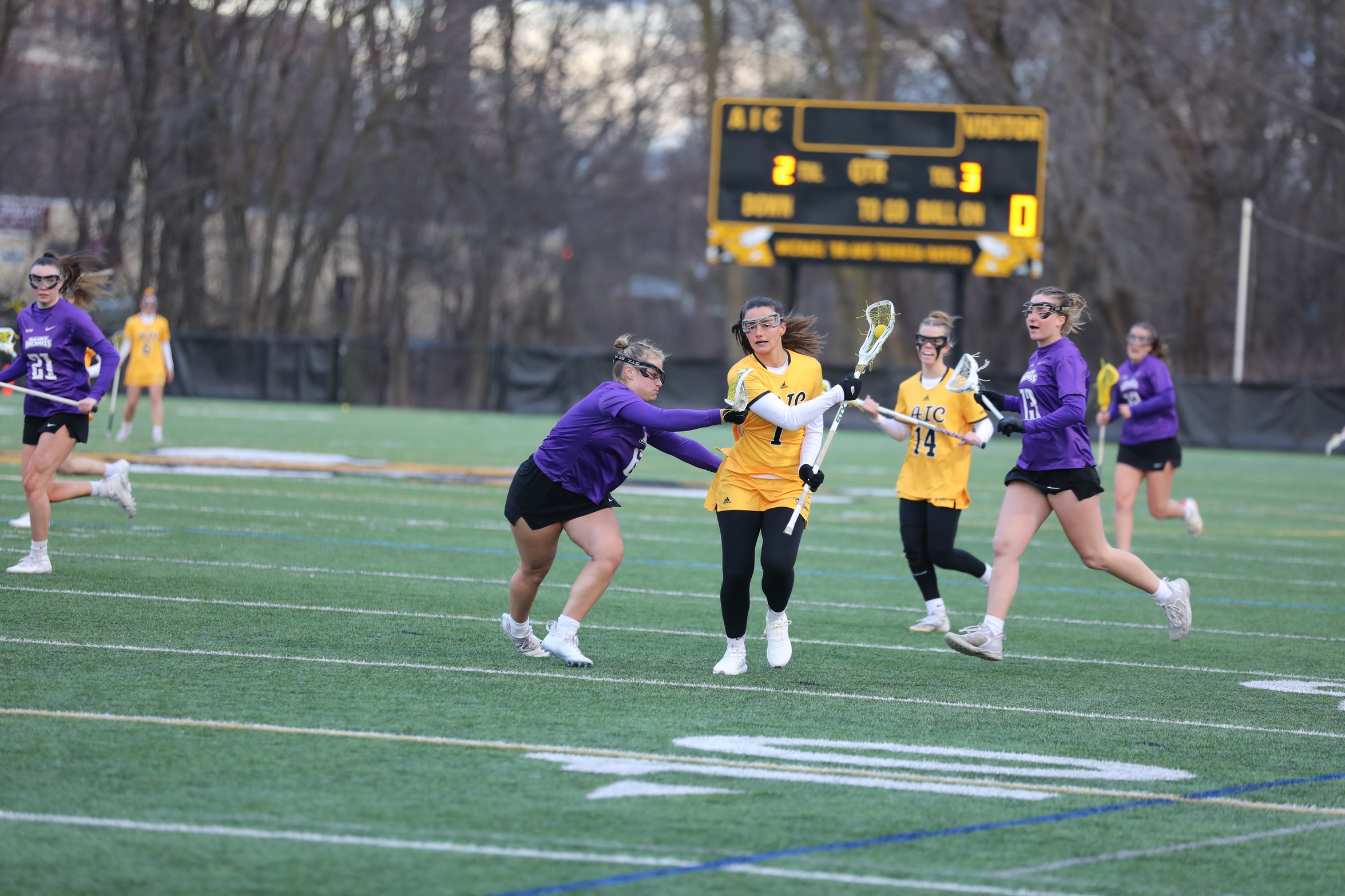 Mikolyuk nets 100th career point for women's lacrosse in loss at SNHU