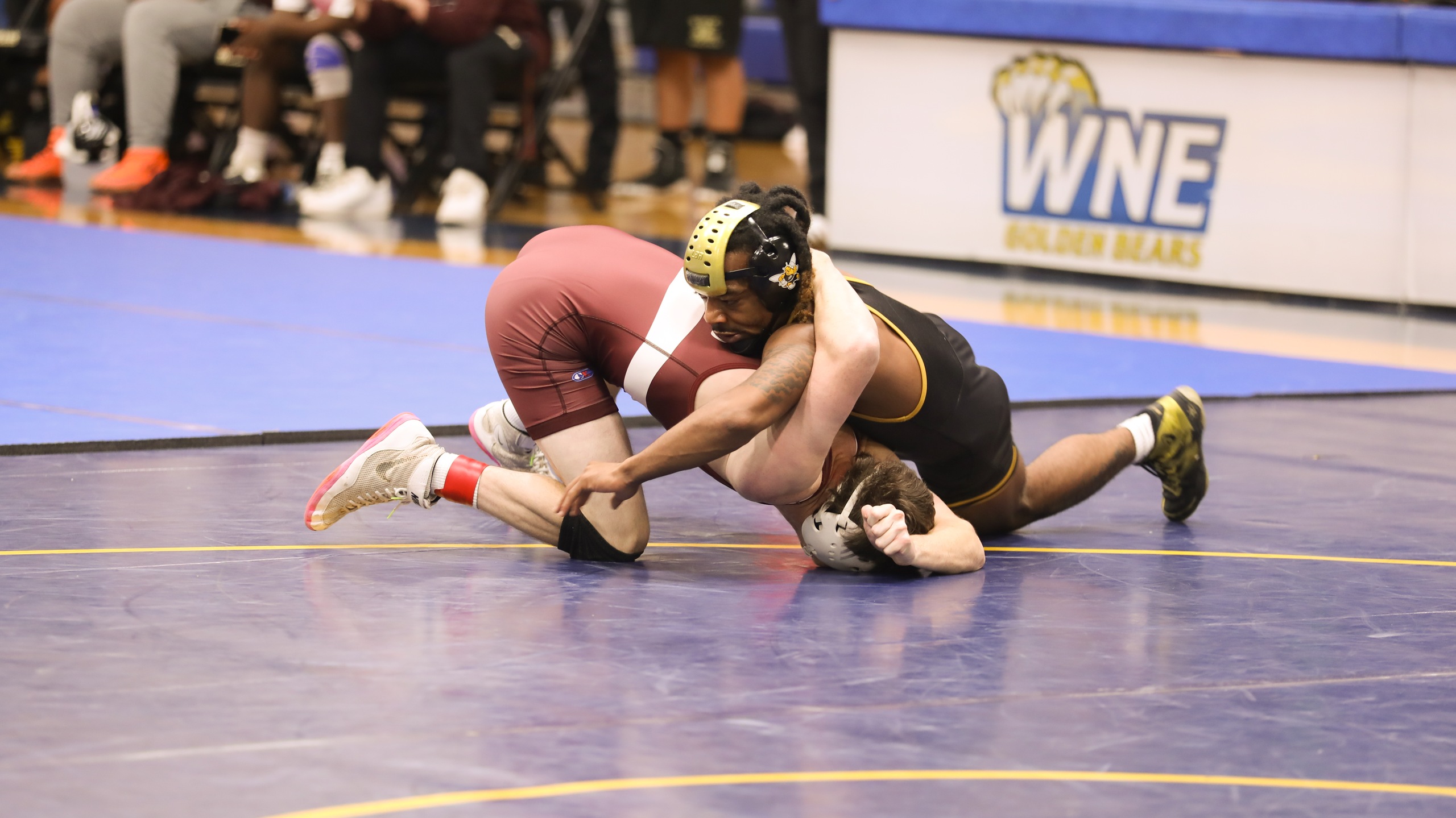 Bacote goes 3-0 as Wrestling competes at WPI Quad Meet